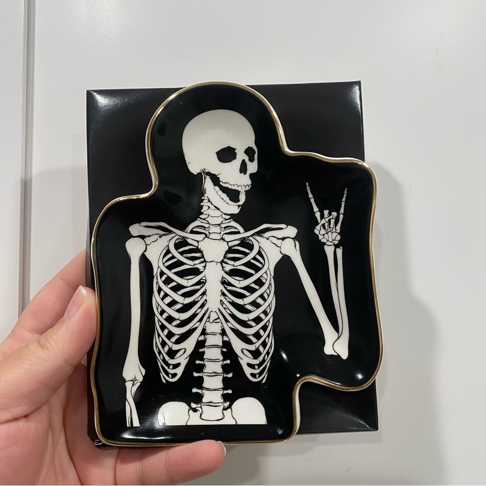 Halloween Skull Catch All Tray Decorations